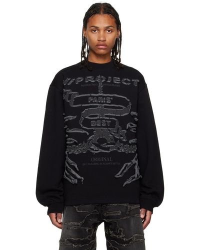 Y. Project Graphic Sweatshirt - Black