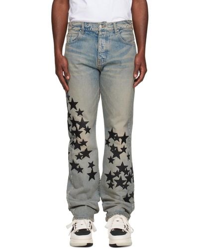 Amiri Jeans With Tears River Indigo in Blue for Men Lyst UK