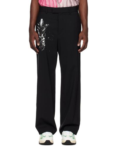 MSGM Black Pineapple Pants