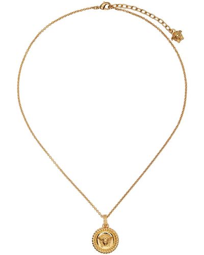 Versace Gold Medusa Necklace - Natural