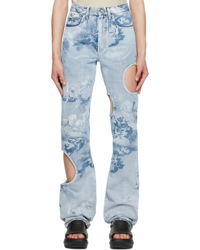 Off-White c/o Virgil Abloh Blue Sky Meteor Cool Jeans