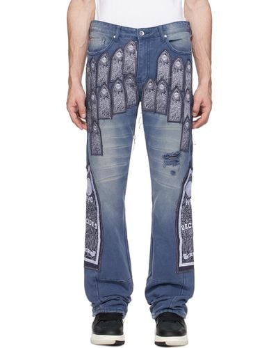 Who Decides War Patch Trousers - Blue