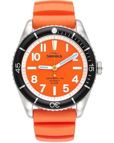 Shinola 'the Duck' Watch - Orange