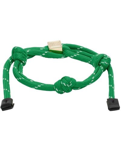 Miu Miu Cordnylon Bracelet - Green