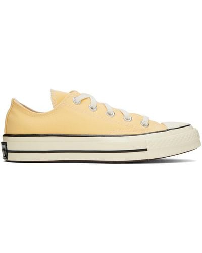 Converse Yellow Chuck 70 Sneakers - Black