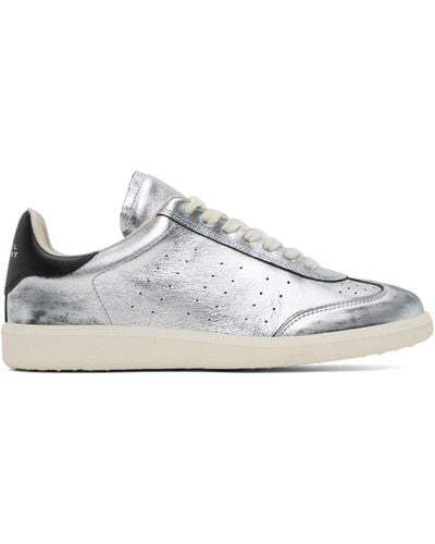 Isabel Marant Silver Bryce Trainers - Black