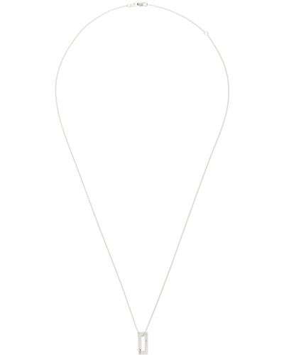 Le Gramme Rectangle 'le 1.5g' Necklace - White