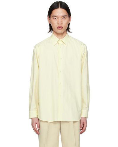 AURALEE Finx Shirt - Yellow