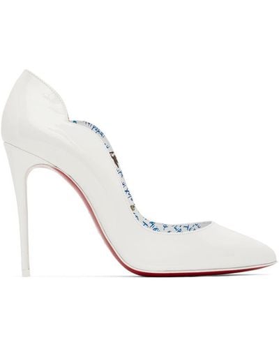 Christian Louboutin Patent Hot Chick 100 Heels - Multicolor