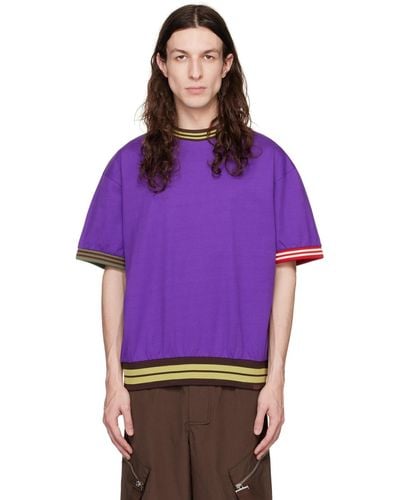 Jacquemus Purple 'le T-shirt Joga' T-shirt