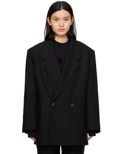 Fear Of God Black Double-breasted Blazer