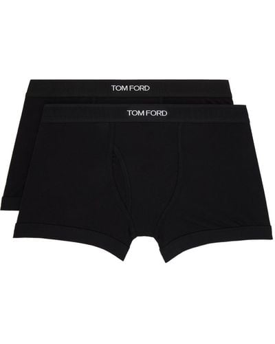 Tom Ford Two-pack Black Boxer Briefs
