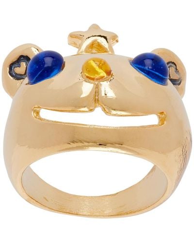 Collina Strada Princess Bear Ring - Blue