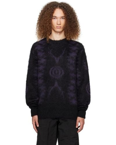 South2 West8 Jacquard Sweater - Blue