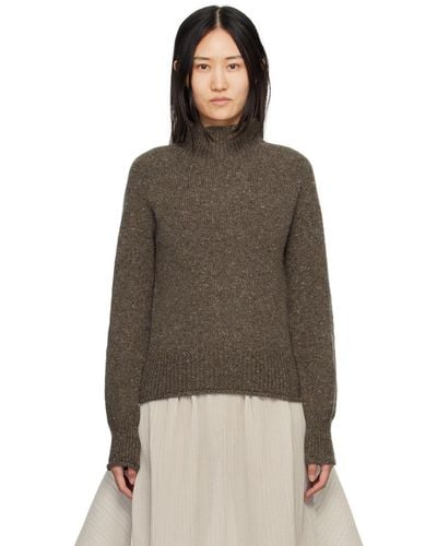 YMC Taupe Diddy Turtleneck - Brown