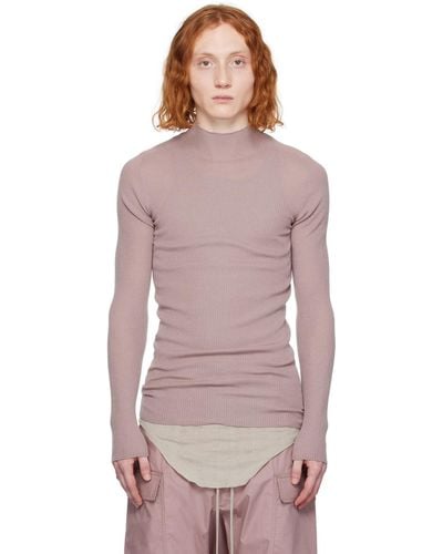 Rick Owens Pink Lupetto Sweater - Multicolor