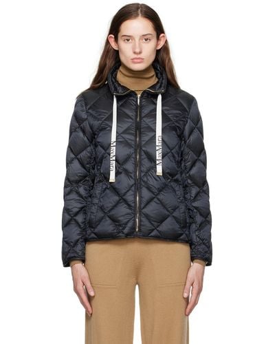 Max Mara The Cube Trea Quilted Down Jacket - Black