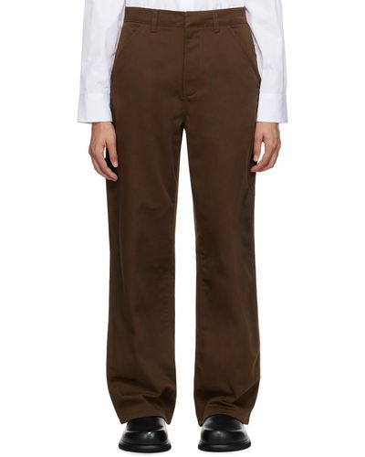 6397 Pantalon de travail brun - Marron