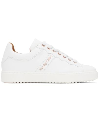 See By Chloé White Essie Trainers - Black