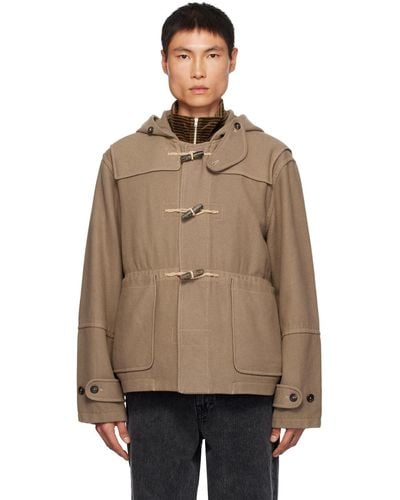 Our Legacy Cropped Duffel Jacket - Natural