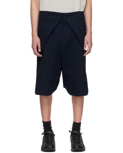 A_COLD_WALL* Overlay Shorts - Blue