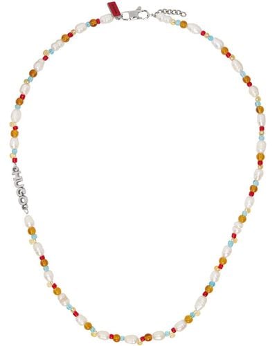 HUGO Beads Necklace - Metallic