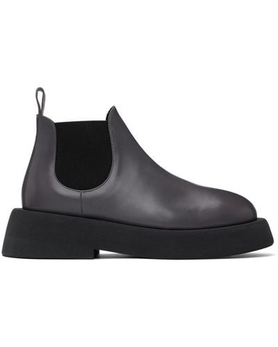 Marsèll Gray Gomme Gommellone Boots - Black
