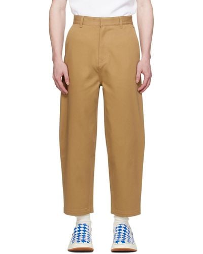 Adererror Tan Significant Tag Trousers - Natural
