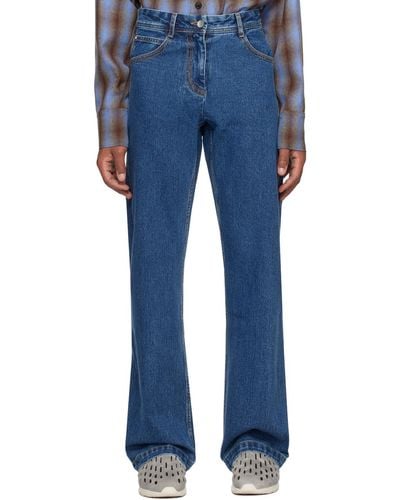 Low Classic Straight Fit Jeans - Blue