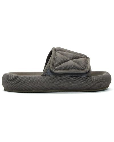 Yeezy Gray Nylon Slipper Sandals