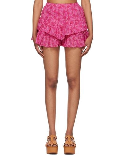 Isabel Marant Mini-jupe jocadia rose