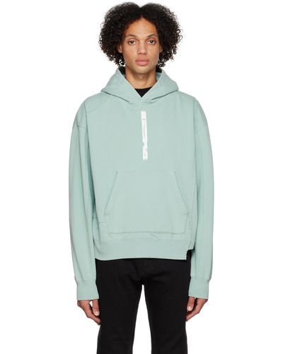 C2H4 'winter Voyage' Cold-dyed Hoodie - Green