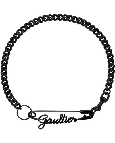 Jean Paul Gaultier Black 'the Gaultier' Necklace