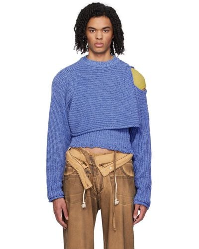 OTTOLINGER Deconstructed Sweater - Blue