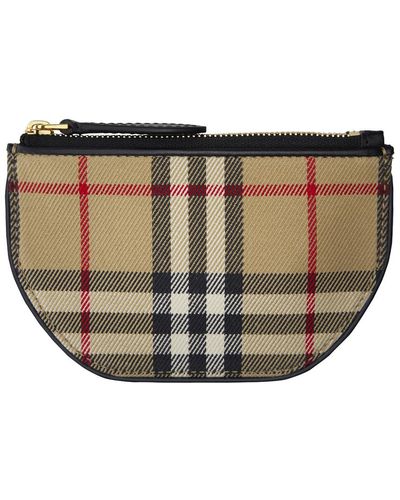 Burberry Olympia Check Coin Pouch - Multicolour
