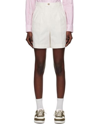 A.P.C. Off- Nola Shorts - White