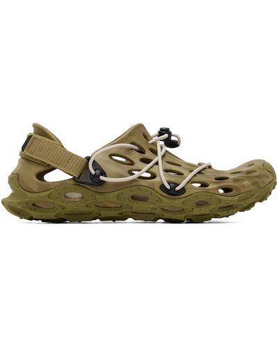 Merrell Beige Hydro Moc At Cage Sandals - Black