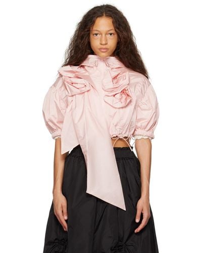 Simone Rocha Pressed Roses Jacket - Pink