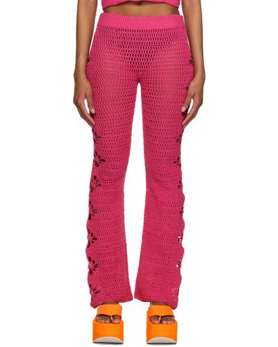 TACH Nitocris Lounge Trousers - Red
