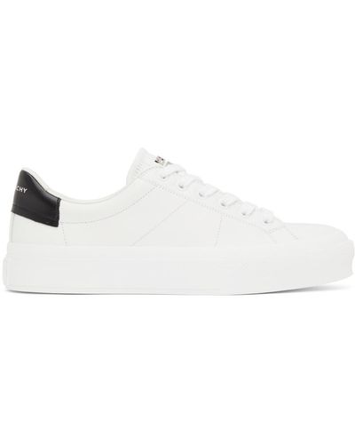 Givenchy Baskets city court blanches - Noir