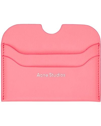 Acne Studios スリム カードケース - ピンク