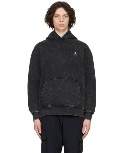 Nike Flight Heritage Fleece Hooded Sweatshirt Black