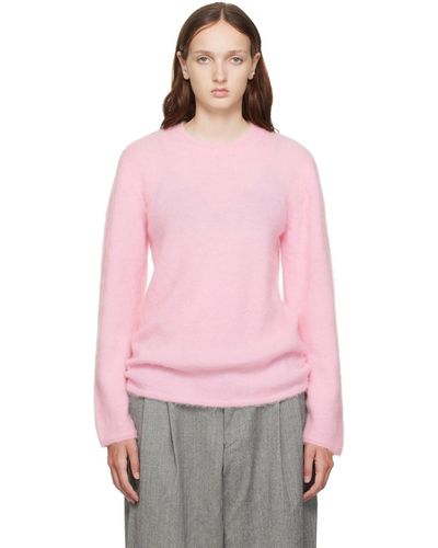 Comme des Garçons Pink Crewneck Sweater