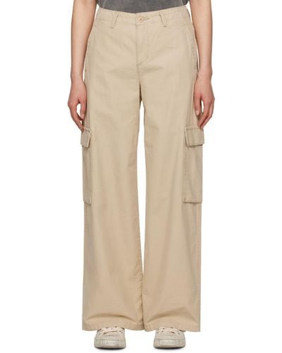 Levi's Beige baggy Cargo Pants - Natural