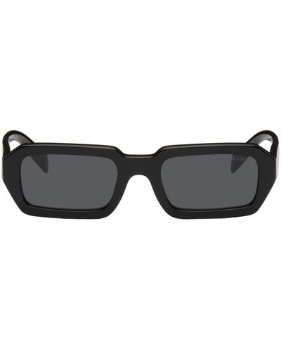 Prada Lunettes de soleil rectangulaires noires