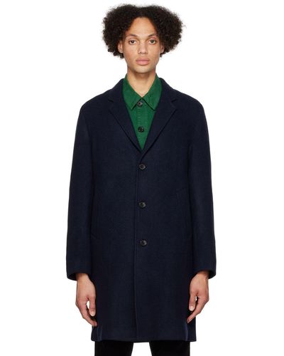 paul smith navy pea coat