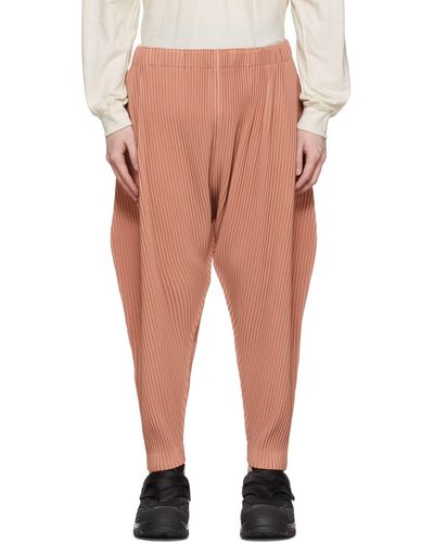 Homme Plissé Issey Miyake Polyester Trousers - Multicolour
