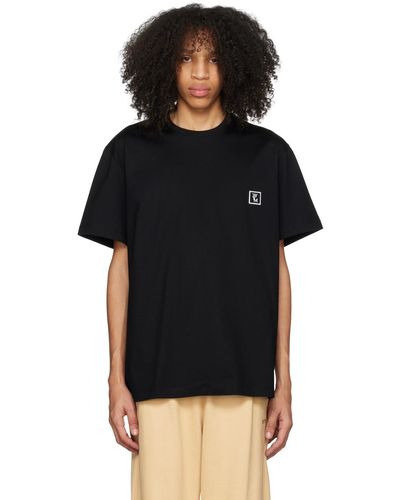 WOOYOUNGMI T-shirt lenticular noir