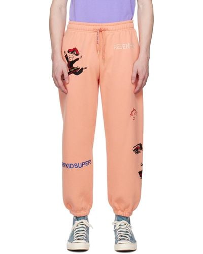 Kidsuper Pantalon de détente super rose - Multicolore