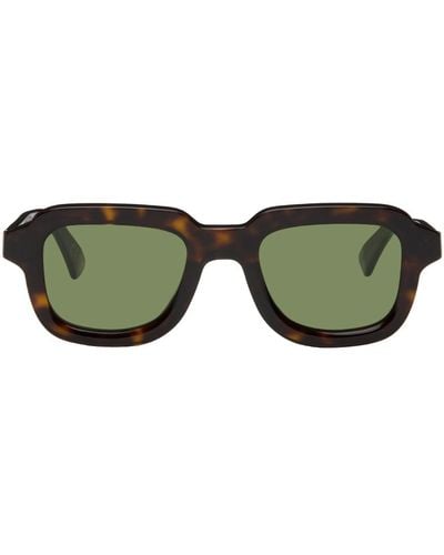 Retrosuperfuture Tortoiseshell Lazarus Sunglasses - Green